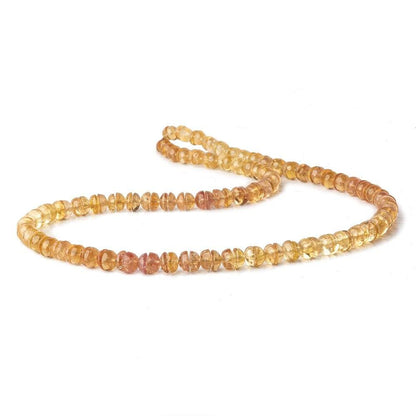 5.5-6mm Imperial & Precious Topaz Center Drilled Round Cabochons 18 inch 151 beads