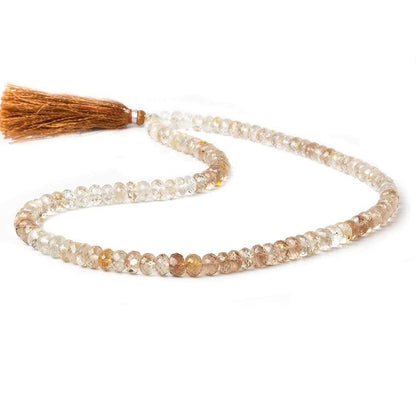 5.5-6mm Multicolor Topaz Faceted Rondelle Beads 16 inch 102 pieces