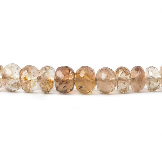 5.5-6mm Multicolor Topaz Faceted Rondelle Beads 16 inch 102 pieces