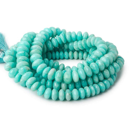5.5-9mm Amazonite Plain Rondelle Beads 14 inch 80 pieces A