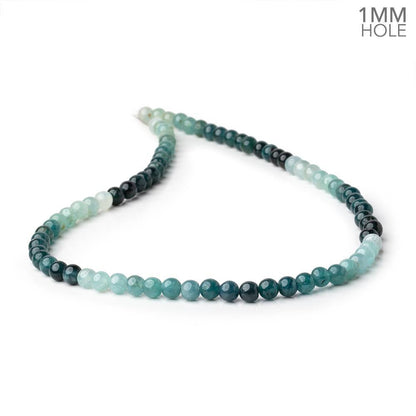 5.5mm Grandidierite Plain Round Beads 16 inch 78 pieces AA 1mm Hole