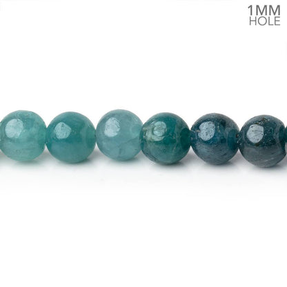 5.5mm Grandidierite Plain Round Beads 16 inch 78 pieces AA 1mm Hole