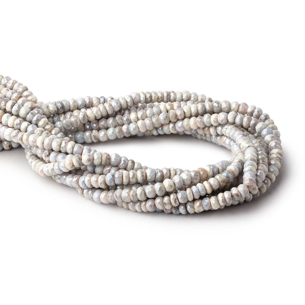 5.5mm Mystic Sapphire Faceted Rondelle Beads 14 inch 99 pieces