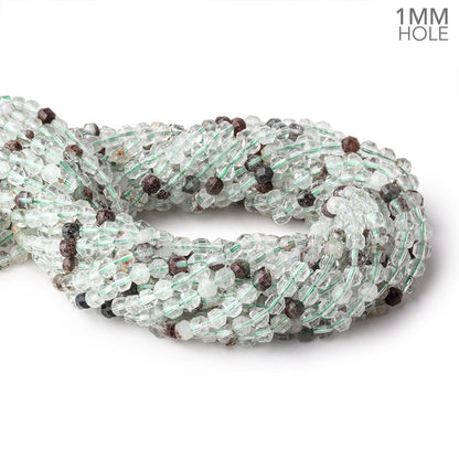 5.5x5mm Lodolite Energy Column Beads 15 inch 70 pieces 1mm Large Hole