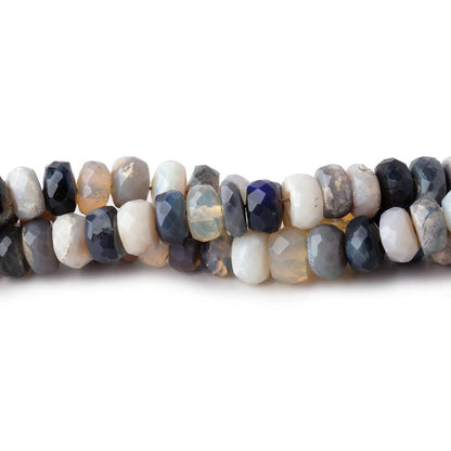 5mm Australian Opal Faceted Rondelle Beads 16 inch 128 pieces AA