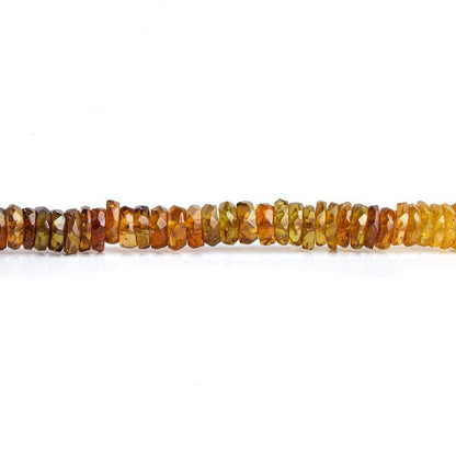 5mm Brown Multi-tonal Tourmaline Faceted Heshi