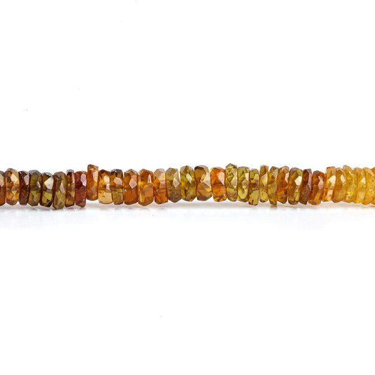 5mm Brown Multi-tonal Tourmaline Faceted Heshi