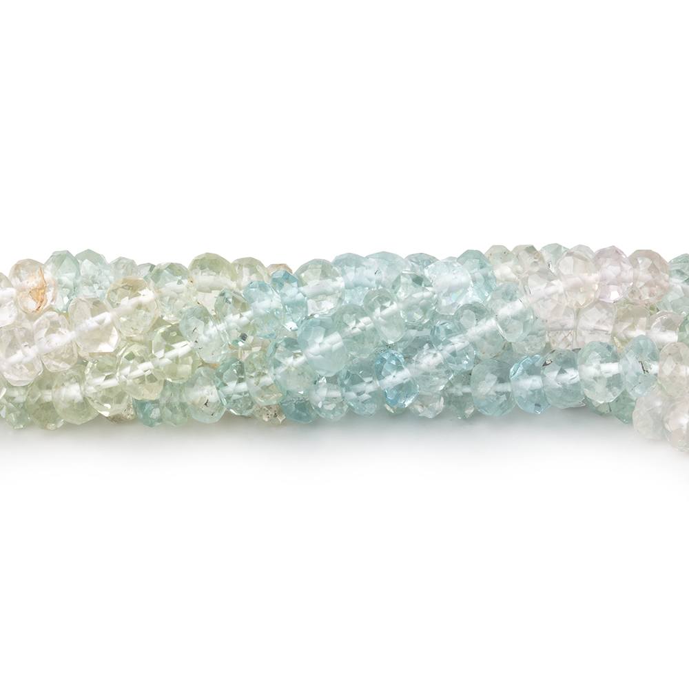 3mm Multi-colored Beryl Faceted Rondelle Beads 15 inches 122 pieces