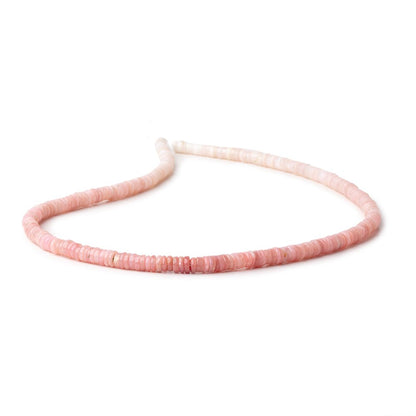5mm Ombré Pink Peruvian Opal Plain Heishi Beads 18 inch 300 pieces