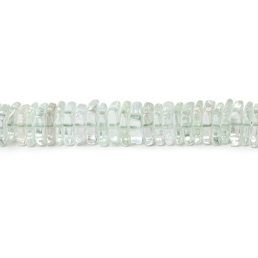 5mm Prasiolite Plain Square Heshi Beads 16 inch