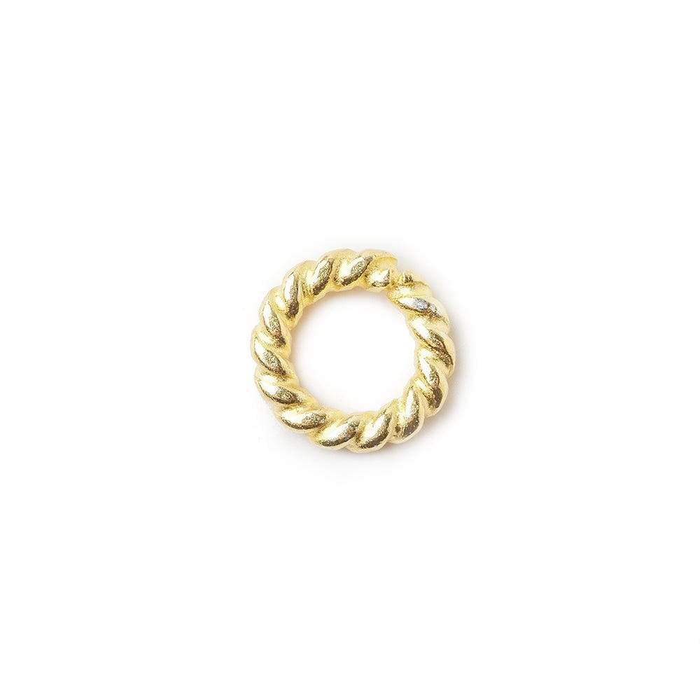 5mm Vermeil Twisted Jump Rings 25 pieces per bag