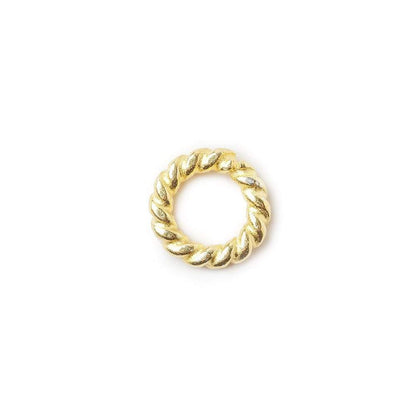 5mm Vermeil Twisted Jump Rings 25 pieces per bag