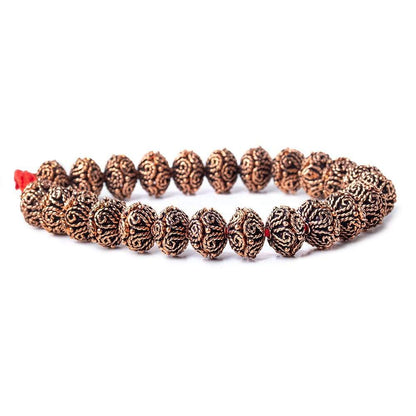 5x12x12mm Antiqued Copper Bead Cap with Bali Scalloped Edge Scroll 8 inch 48 pcs