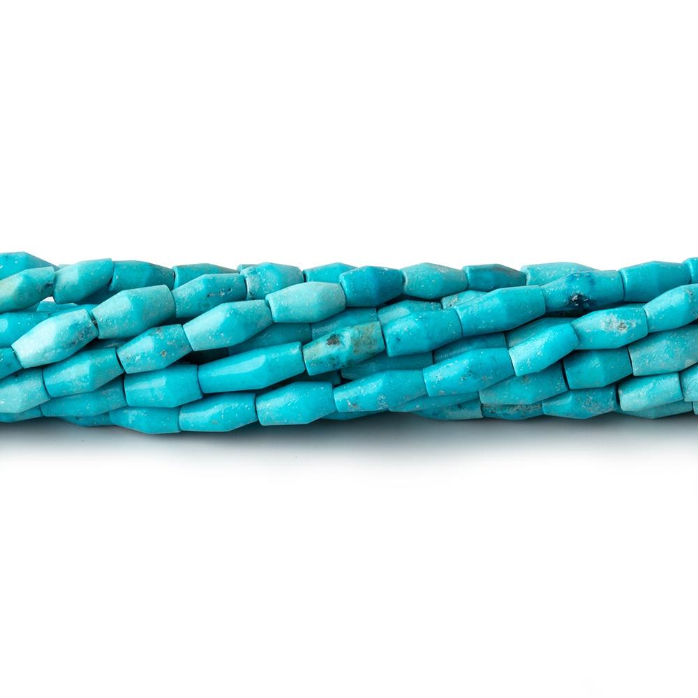 5x2mm Turquoise Howlite Plain Rice Beads 18 inches 94 pieces