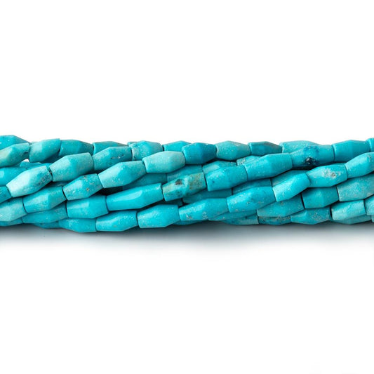 5x2mm Turquoise Howlite Plain Rice Beads 18 inches 94 pieces