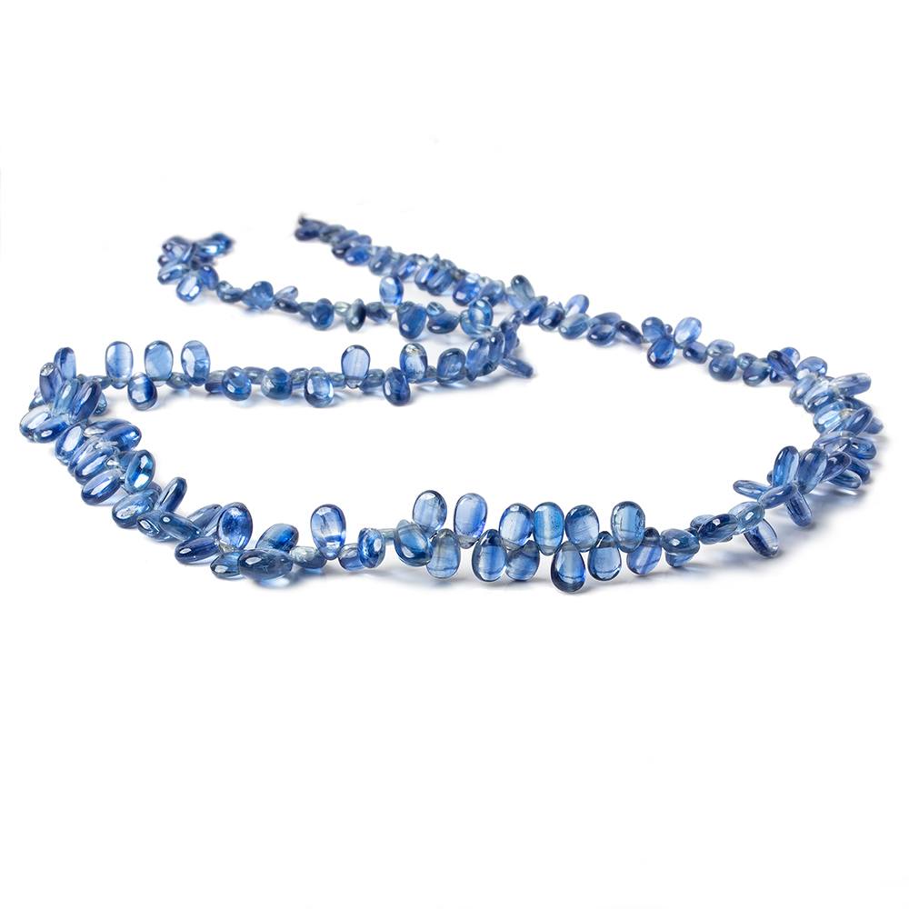 5x3-7x4mm Kyanite plain pear beads 18 inch 184 pieces AA