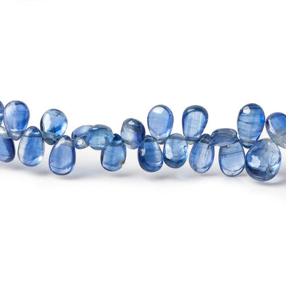 5x3-7x4mm Kyanite plain pear beads 18 inch 184 pieces AA