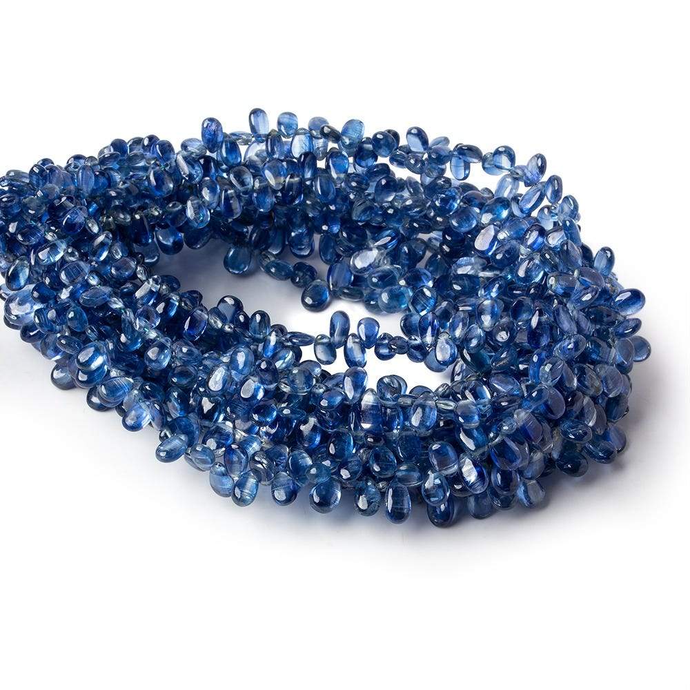 5x3-7x4mm Kyanite plain pear beads 18 inch 184 pieces AA