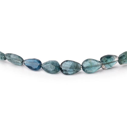5x3-7x5mm Indicolite Bi-Color Tourmaline Faceted Pear Beads 16 inch 69 pieces