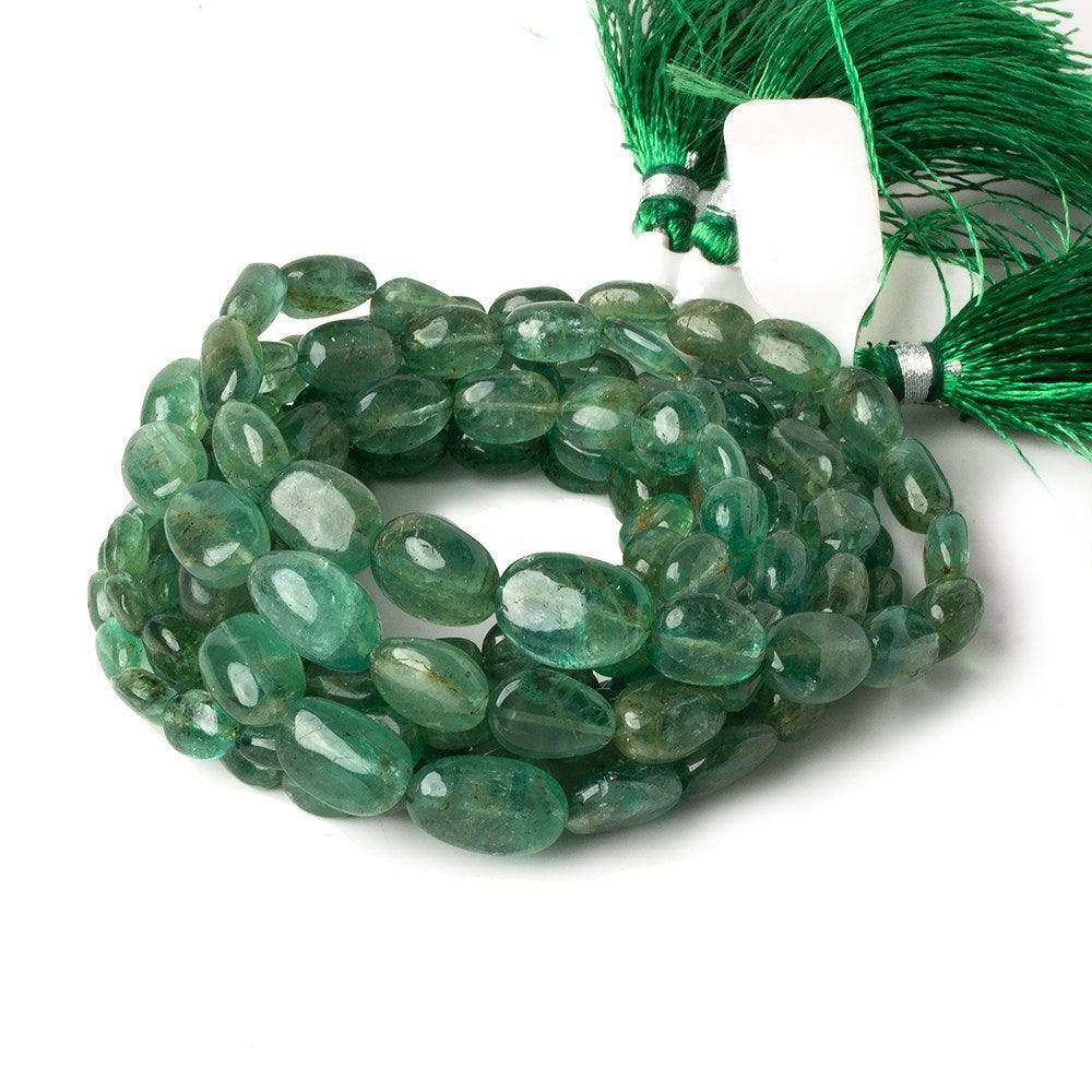 5x3.5-10x7mm Zambian Emerald plain nugget beads 18 inches 64 pieces A