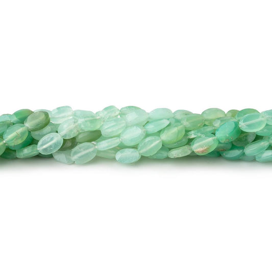 5x3mm-6x3mm Chrysoprase Faceted Oval Beads 13 inch 60 pieces
