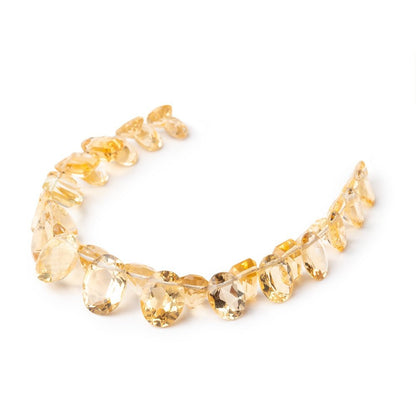 5x4-10x7mm Citrine Faceted Mixed Shaped Beads 5 inch 32 pieces AAA