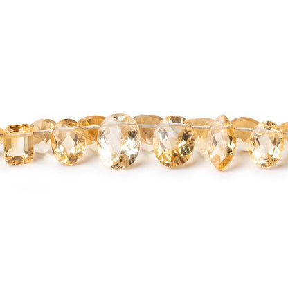 5x4-10x7mm Citrine Faceted Mixed Shaped Beads 5 inch 32 pieces AAA