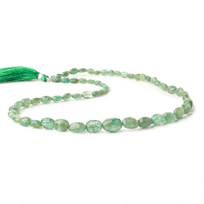 5x4-10x8mm Emerald plain nugget beads 17 inch 56 pieces A
