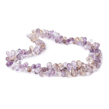 5x4-11x6mm Ametrine Faceted Tear Drop Beads 16 inches 170 pieces
