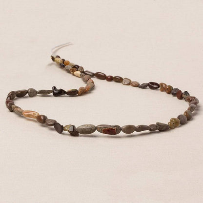 5x4-11x7mm Ethiopian Boulder Opal plain nugget beads 18 inch 60 pieces