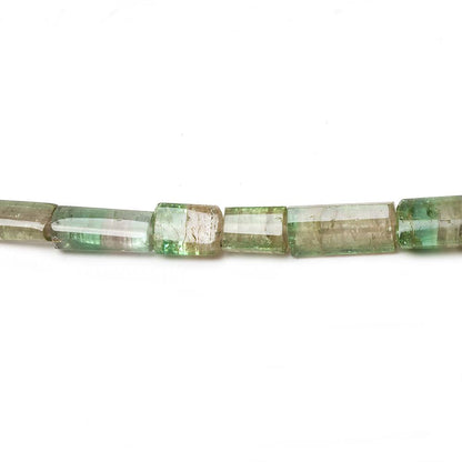 5x4-12x6mm Watermelon Tourmaline plain tube beads 16 inch 49 pieces A Grade