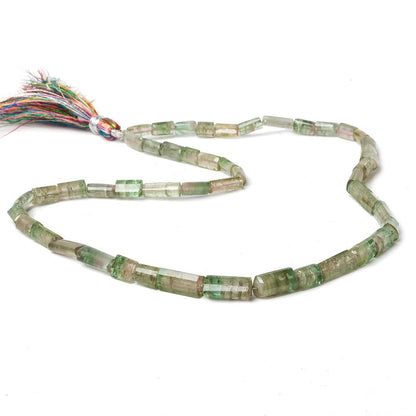 5x4-12x6mm Watermelon Tourmaline plain tube beads 16 inch 49 pieces A Grade