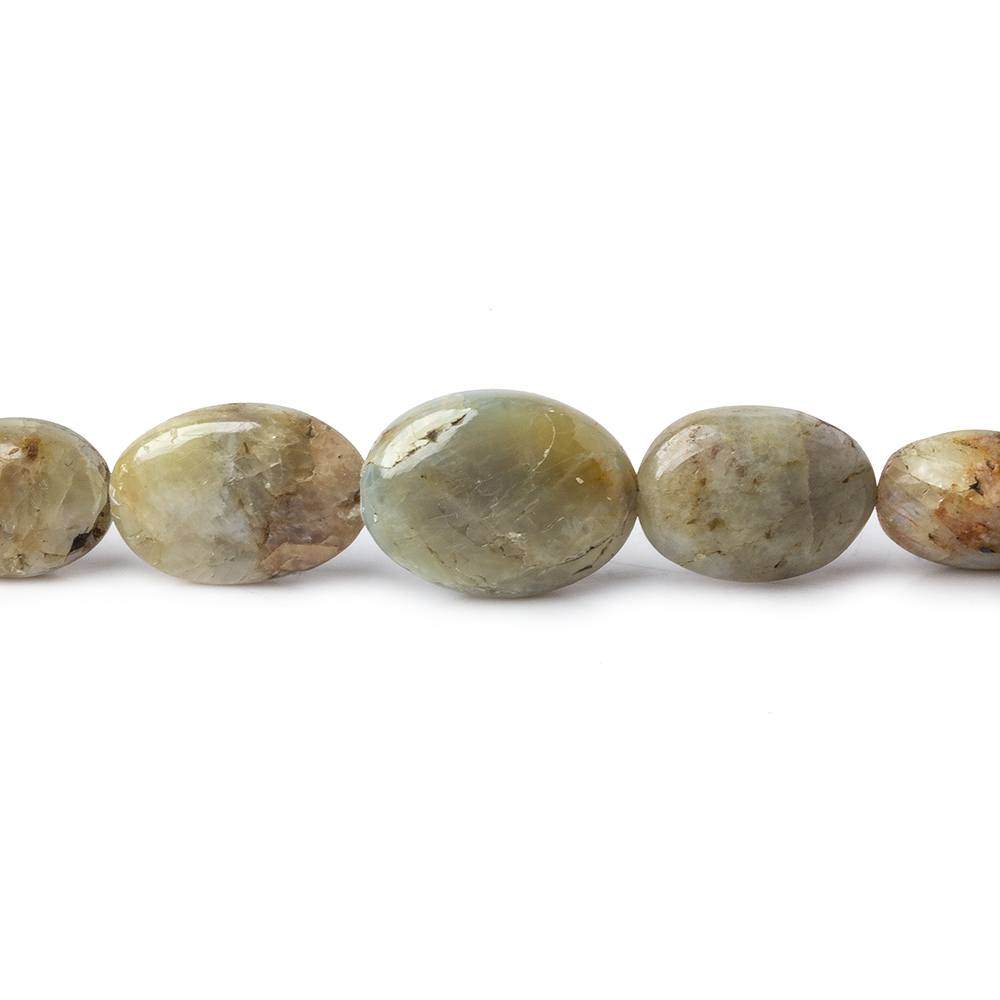 5x4-14x10mm Cat's Eye Chrysoberyl plain nugget beads 18 inch 54 pieces