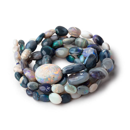 5x4-14x9mm Australian Opal Plain Nugget beads 17.5 inches 57 pieces A