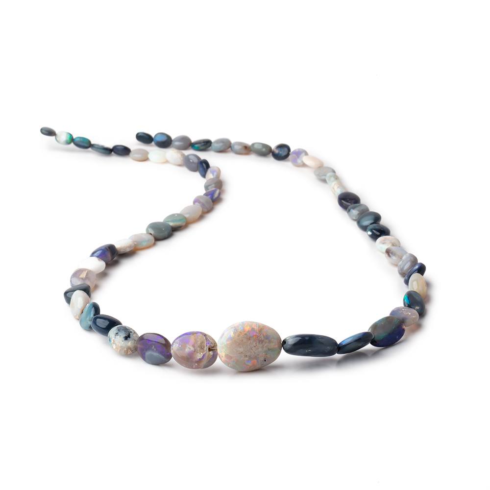 5x4-14x9mm Australian Opal Plain Nugget beads 17.5 inches 57 pieces A