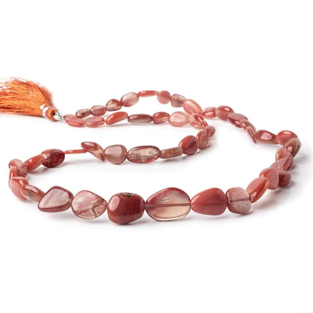 5x4-15x8mm Dark Andesine plain nuggets 18 inches 48 pieces