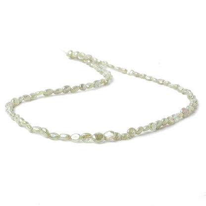 5x4-6x5mm Mystic Green Kyanite plain oval beads 16 inch 67 pcs