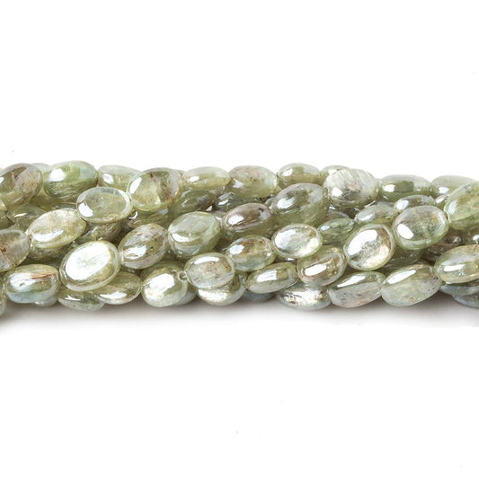 5x4-6x5mm Mystic Green Kyanite plain oval beads 16 inch 67 pcs