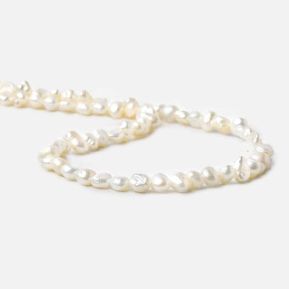 5x4-7x4mm Off White Baroque Freshwater Pearl 14 inch 80 pcs