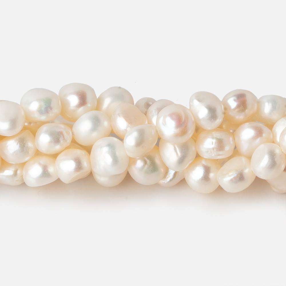 5x4-7x4mm Off White Baroque Freshwater Pearl 14 inch 80 pcs