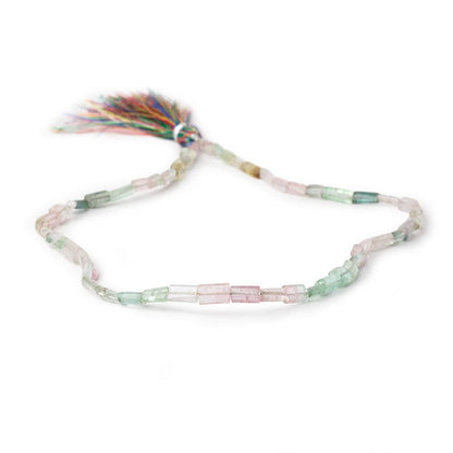 5x4-7x5mm Afghani Tourmaline Natural Tubes 16 inch 58 Beads