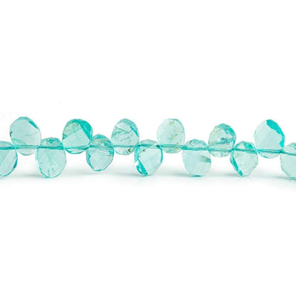 5x4-7x5mm Apatite Oval Twist Beads 9 inch 58 pieces