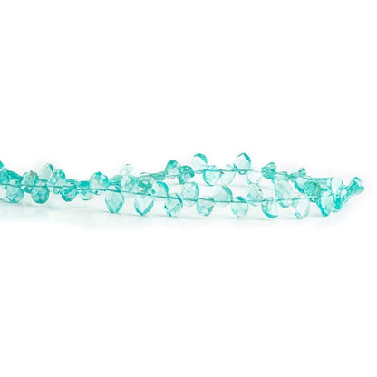 5x4-7x5mm Apatite Oval Twist Beads 9 inch 58 pieces