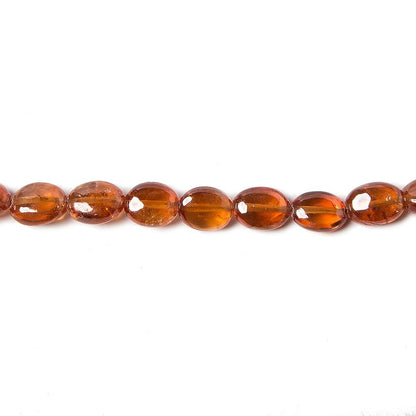 5x4-7x5mm Mandarin Garnet Plain Ovals 15.5 inch 69 pieces