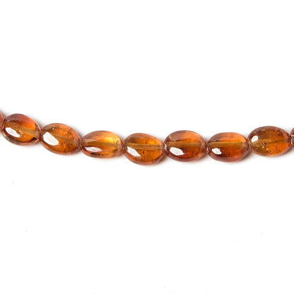 5x4-7x5mm Mandarin Garnet Straight Drill Oval 15 inch 70 pieces