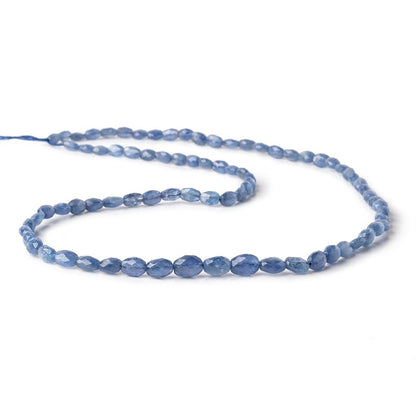 5x4-7x6mm Blue Sapphire Faceted Oval Beads 18 inch 80 pieces