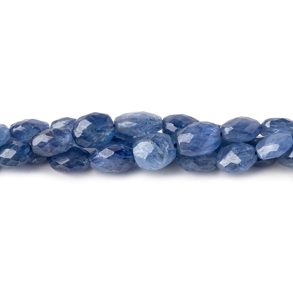5x4-7x6mm Blue Sapphire Faceted Oval Beads 18 inch 80 pieces