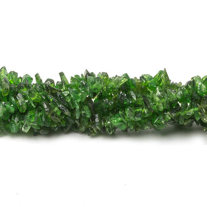 5x4mm Chrome Diopside Plain Nugget Chip Beads 14 inch 200 pieces