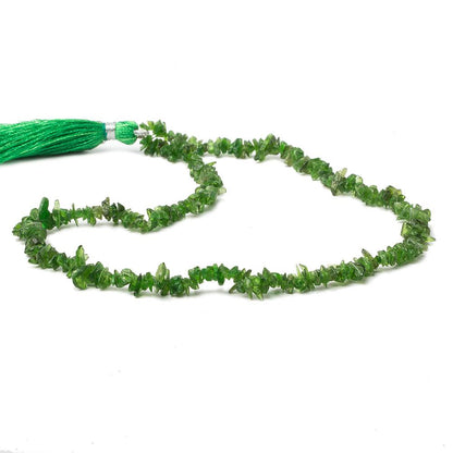 5x4mm Chrome Diopside Plain Nugget Chip Beads 14 inch 200 pieces