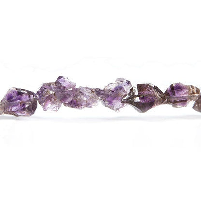 5x5-6x4mm Double Terminated Amethyst natural crystal Beads 15.5 in. 68 pcs